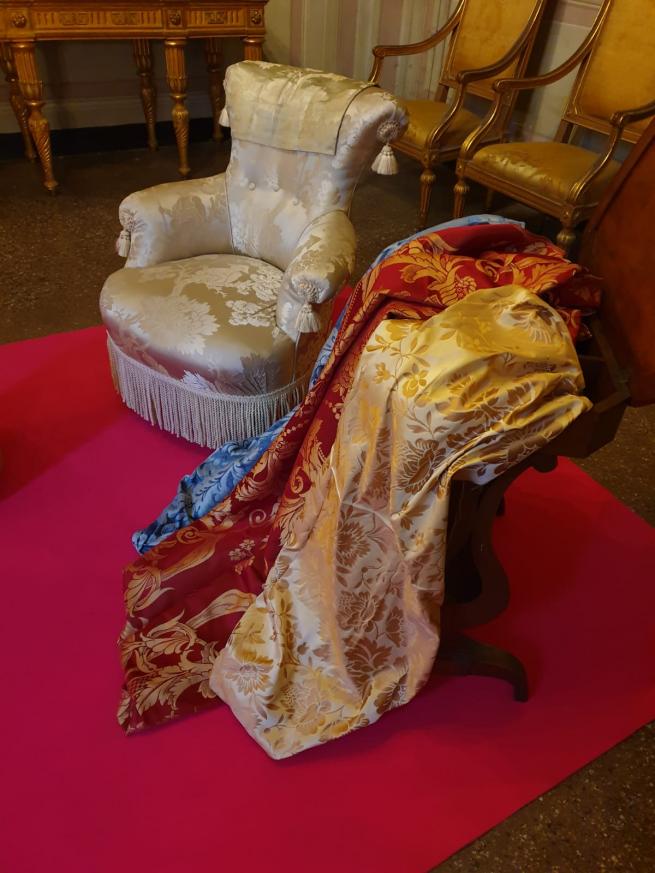 I damaschi di Lorsica di Tessitura De Martini 